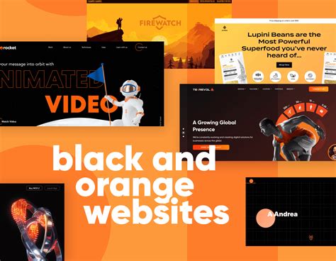 15 Black and Orange Website Designs to Fire You Up - RGD