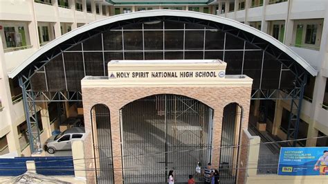 Holy Spirit National High School (New Covered Court, Stage & Gate) --100% Finished-- - YouTube