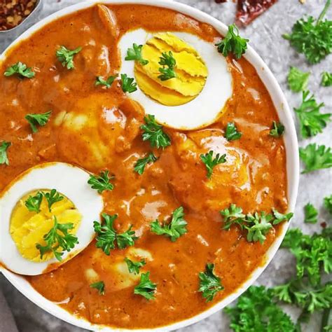 Easy Egg Curry Recipe - Savory Spin