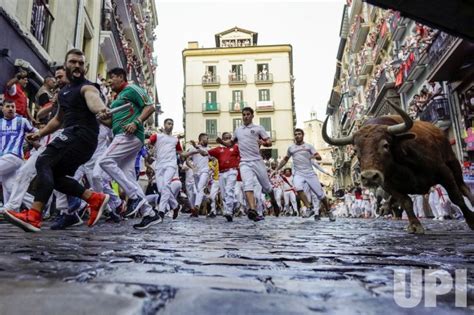 Photo: The Third Running of the Bulls at the San Fermin Festival 2023 ...