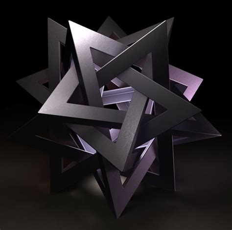 Origami -> 3d | Enviral Designs | Optical illusions art, Unusual art, Geometric