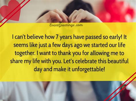 15 Awesome 7 Year Wedding Anniversary Quotes Events Greetings