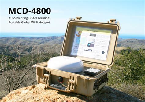 MCD-4800 BGAN Terminal | Portable Satellite WiFi Hotspot