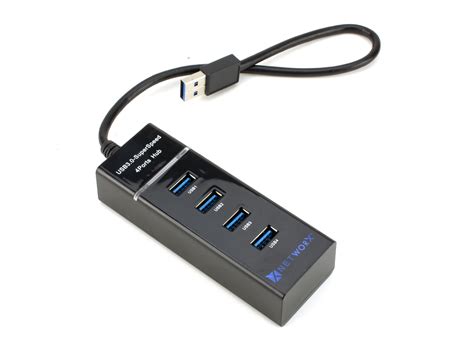 Kit - 4 Port USB 3.0 Hub w/ Extra Cables | Computer Cable Store