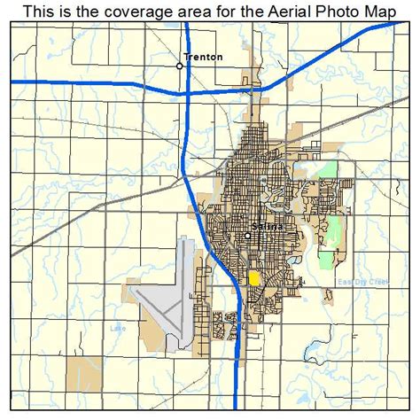 Aerial Photography Map of Salina, KS Kansas