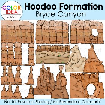 Hoodoo Formation - Bryce Canyon by Color Idea | TPT