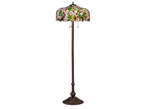 Meyda Tiffany Cherry Blossom Multi-Color Floor Lamp | MY66466