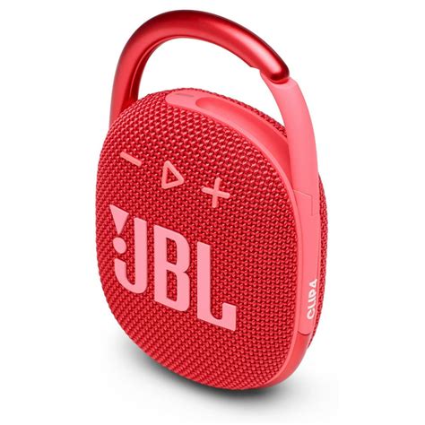 JBL Clip 4 Portable Bluetooth Speaker - Red - Walmart.com - Walmart.com