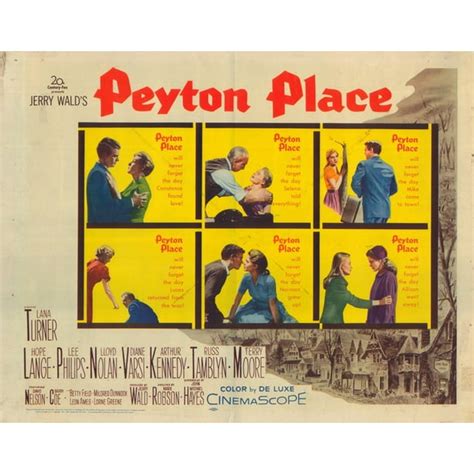 Peyton Place - movie POSTER (Half Sheet Style A) (22" x 28") (1957 ...