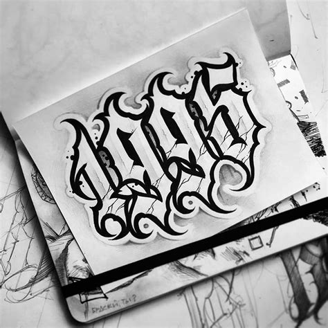 Anton Shcherbik on Instagram: “#lettering #letteringkiev #tattooart #blackwork #letters #script ...