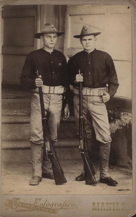 Marines in the Philippines, circa 1901 | Two unidentified Ma… | Flickr