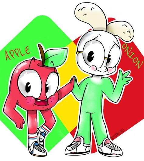 Apple and Onion by BlackMoon14 on DeviantArt | Tv animation, Apple, Anime