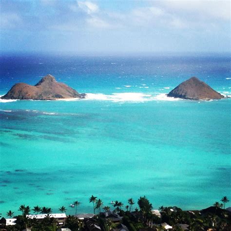 LaniKai beach on Oahu in Hawaii. | Hawaii travel, Lanikai beach, Places to travel