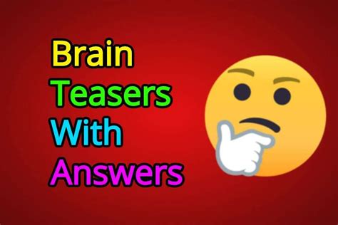 Brain teasers with answers | Picture riddles | Riddlester