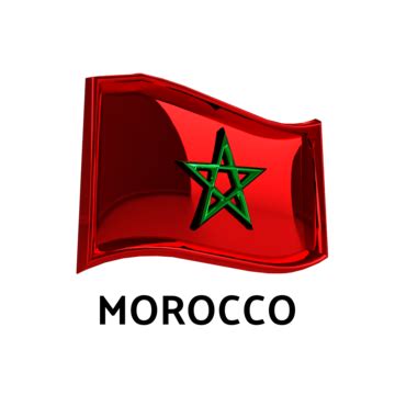 Morocco Flag Round 3d Badge, Morocco, Flag, Badge PNG and Vector with Transparent Background for ...