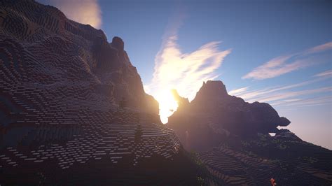 Minecraft Shaders Wallpaper