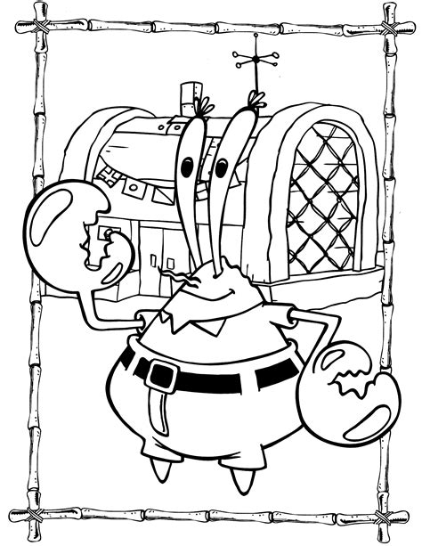 Krusty Krab Coloring Page at GetColorings.com | Free printable ...