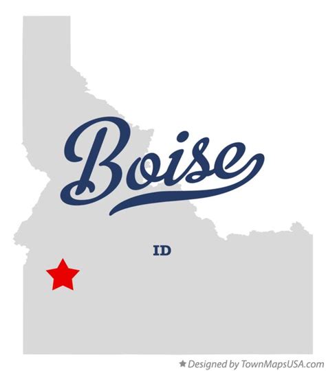 Map of Boise, ID, Idaho