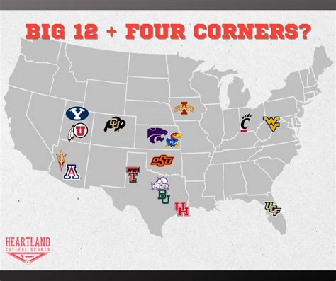 Big 12 Conference Map