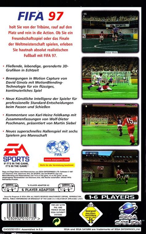 FIFA Soccer 97 cover or packaging material - MobyGames