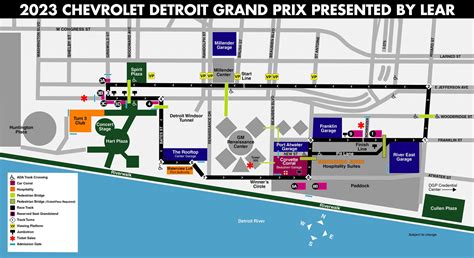 Detroit GP_Circuit Map | MOTOSPORTS TRAVEL