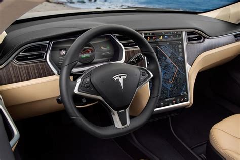 Model S Interior, Tan with Obeche Wood Matte Décor | Tesla model s ...