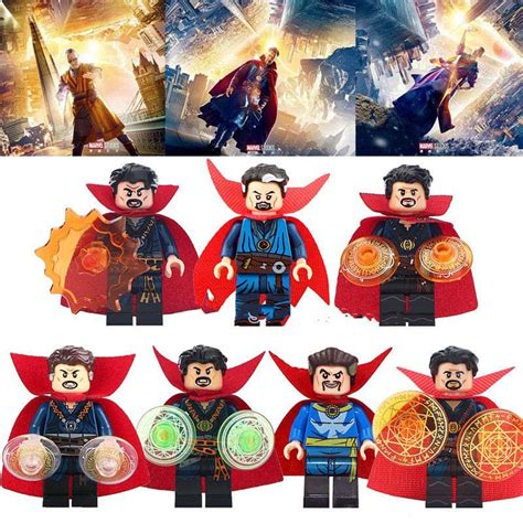 7pcs Doctor Strange various suit Marvel superheroes lego minifigure toys