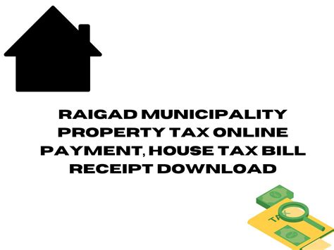 Raigad Municipality Property Tax Online Payment, House Tax Bill Receipt Download - MC Tax