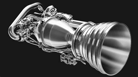 Merlin Rocket Engine Schematic