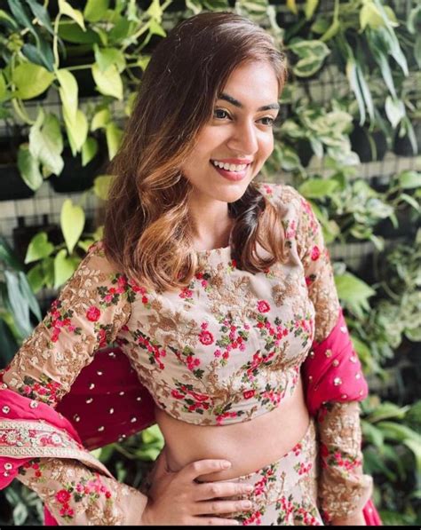 Nazriya Nazim is making us await spring in her bright floral lehenga ...