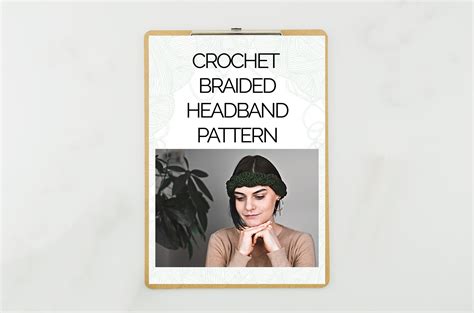 Crochet Braided Headband Pattern - Etsy