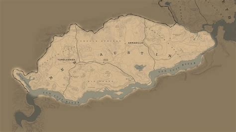 Red Dead Redemption Map: Full RDR2 World Map In HD Red Dead, 49% OFF