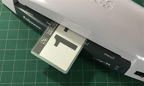 Laminating Paper Numbers