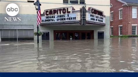 'Catastrophic' flooding in Vermont prompts state of emergency - YouTube