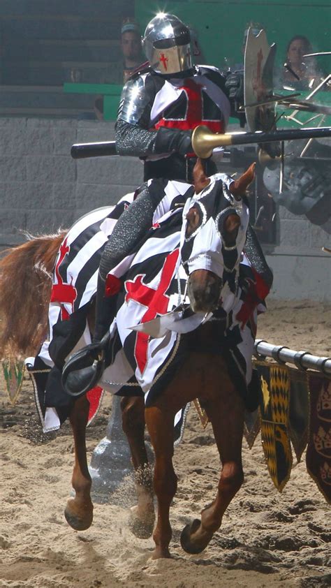 Jousting at Medieval Times Dinner and Tournament in Buena Park California AD | Medieval times ...