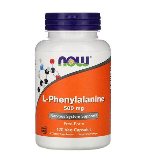 Now L phenylalanine 500mg caps 120's - Ehealth Kenya