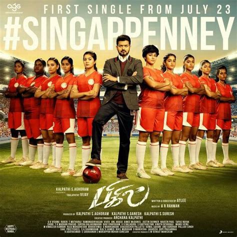 Bigil tamil movie 2019 |Releasing Date | Bigil Movie New Poster | Vijay ...