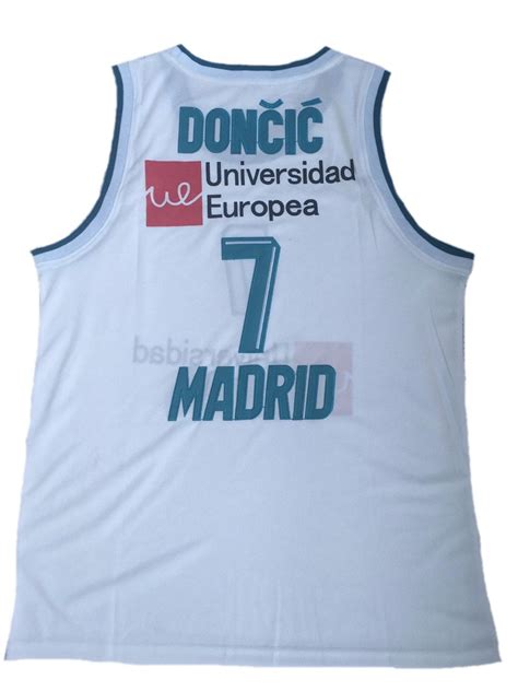 Luka Doncic #7 Real Madrid Jersey White – Jersey Junkiez