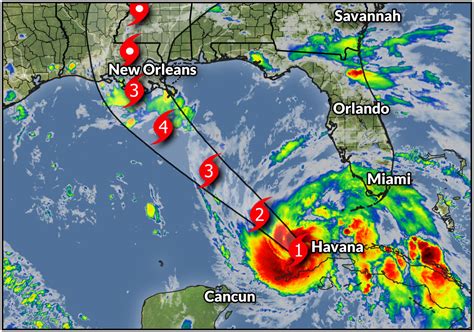 Ida Set To Become A Major Hurricane Before Hitting Northern Gulf Coast ...