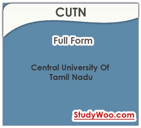 Central University of Tamil Nadu Fees Structure & Courses 2024-25