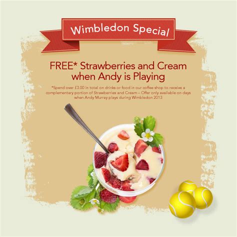 Strawberries & Cream - Wimbledon Special - Wye Leisure