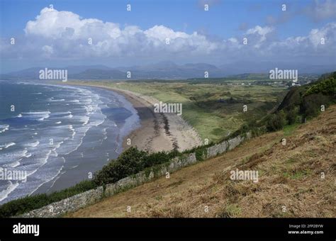 Harlech Beach Wales Stock Photo - Alamy