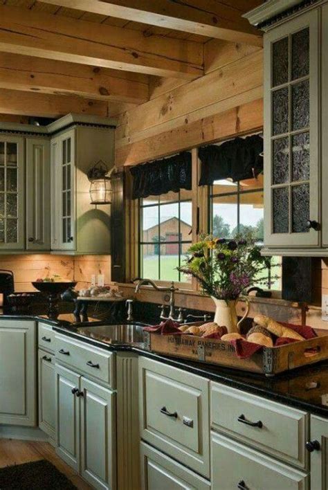 Stylish Log Cabin Kitchen Cabinet Ideas For 2023 - HOMEPEDIAN