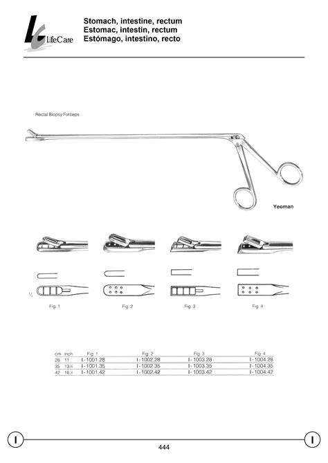 LifeCare | Rectal Biopsy Forceps