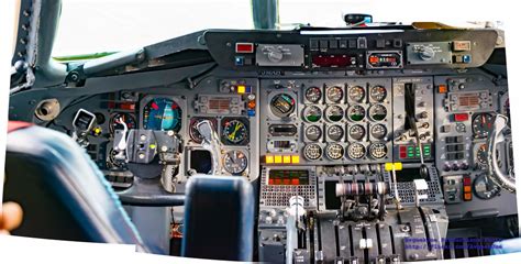 An Imperfect Pilot's Side DC-8 Cockpit Panorama | Not my bes… | Flickr