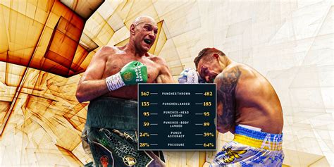 Tyson Fury vs Oleksandr Usyk Punch Statistics