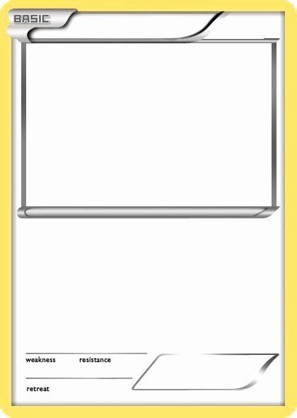 Blank Pokemon Card Template Printable - Printable Templates