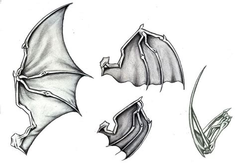 Batwings | Wings drawing, Wings tattoo, Picture tattoos