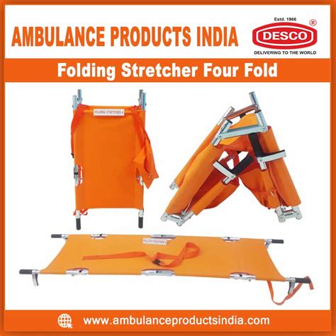 Folding Stretcher Four Fold - Ambulance Products India