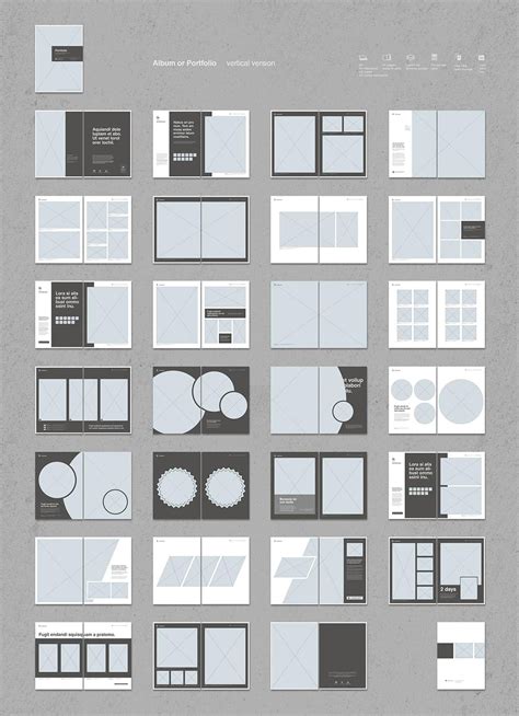 Portfolio Bundle | InDesign Template | Portfolio design layout, Indesign layout, Architecture ...